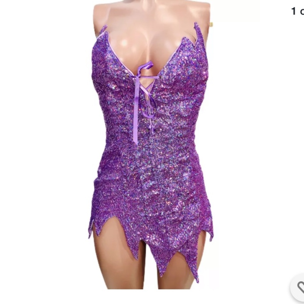 Trashy lingerie sequin pixie fairy costume dress